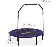 Relaxdays Batutas su saugos rankena Ø 102 cm