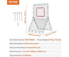 VEVOR Beisbolo ir softbolo atšokimo tinklas