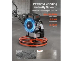 VEVOR Betono glaistyklė 610 mm su disku