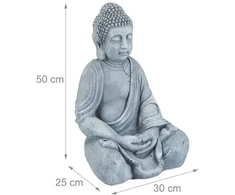 Relaxdays Budhos statulėlė iš keramikos 50 cm