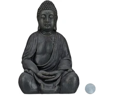 Relaxdays Budos figūrėlė iš keramikos 50 cm