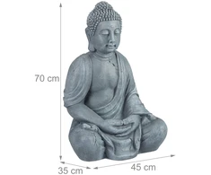 Relaxdays Budos figūrėlė, keramika, 70 cm