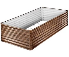 VEVOR Cinkuota pakelta daržo lysvė 240 x 120 x 62 cm