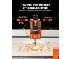 Vevor CNC frezavimo staklės su 100 W verpste