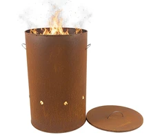 Relaxdays Corten plieno ugnies statinė