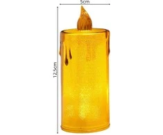 KOOPMAN dekorationinė LED žvakė 8 cm