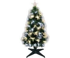 Christmas Decoration Dekoratyvinė LED eglutė su šviesolaidžiais 90 cm