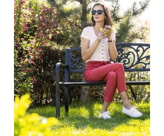Relaxdays Dekoratyvinis sodo suoliukas