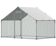 VEVOR Didelė metalinė vištidė, 3 x 2 x 2 m
