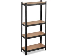 Relaxdays Didelės apkrovos lentynų stelažas 150 cm juodas