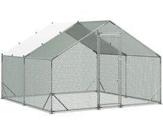 Didelis metalinis vištidės voljeras 3 x 3 x 2 m