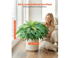 Dirbtinis Boston papartis 127 cm su 96 šakomis