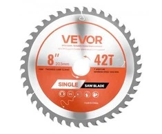 Vevor Diskinis pjovimo peilis medienai, 203 mm, 42 dantys