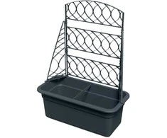 Prosperplast Donica su pergola Bloma antracitas