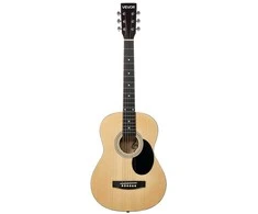 Vevor Dreadnought akustinė gitara 99 cm pradedančiųjų rinkinys