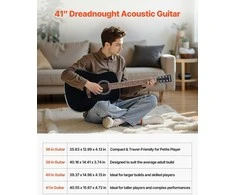 Vevor Drednoto akustinė gitara 104 cm rinkinys