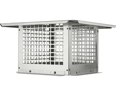 Vevor dūmtraukio dangtelis 304 x 304 mm nerūdijančio plieno