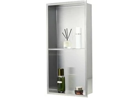 VEVOR Dušo niša 33.0 x 63.5 x 10.2 cm įmontuota lentyna