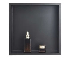 Vevor Dušo niša 33x33x10 cm juoda
