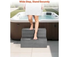 Vevor Dviejų pakopų laipteliai lauko spa