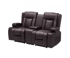 Vevor Dviejų vietų atlošiama sofa su centriniu console