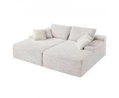 Vevor Dviguba poilsio sofa iš velvetinio audinio