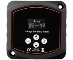 Vevor Dvigubas baterijų izoliatorius su LCD ekranu