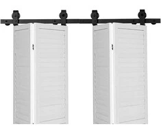 Vevor Dvigubas stumdomas durų rinkinys 132 cm