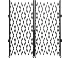Vevor Dvigubos sulankstomos saugos grotelės 155 x 310 cm