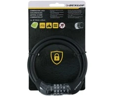 Dunlop dviratis lyno užraktas su kodu 65 cm juodas