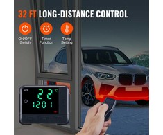 Vevor Dyzelinis oro šildytuvas 12V 8KW su LCD ir nuotoliniu pultu