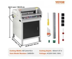 Vevor Elektrinė 450 mm popieriaus pjaustyklė