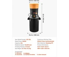 VEVOR Elektrinė grūdų malūnėlis 600W 25L talpos