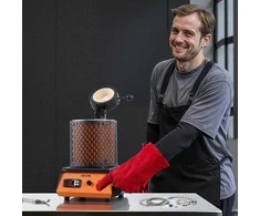 Elektrinė krosnelė Vevor Elektrinė lydymo krosnelė, 1350W, 3kg keraminis tiglis
