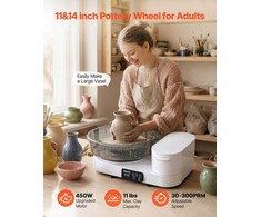 Elektrinė puodų žiedimo rato sistema su pedalais