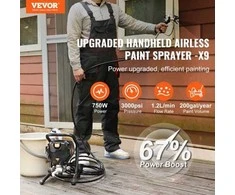 Vevor Elektrinis beoris dažymo purkštuvas 750W 3000PSI