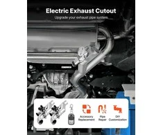 Vevor Elektrinis duslintuvo vožtuvas, 63,5 mm, 2 vnt.