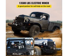 Vevor Elektrinis gervė 6123 kg su plieniniu kabeliu