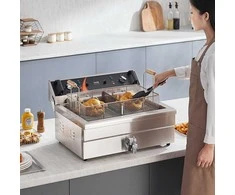 Gruzdintuvė Vevor Elektrinis giliavandenių gruzdintuvas 3000W 29L