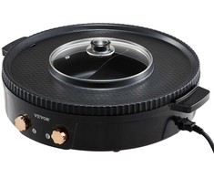 Vevor Elektrinis grilis ir hotpot 1800W 2-in-1