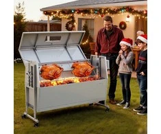 Vevor Elektrinis lauko grilis su iešmu iki 60 kg