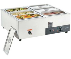 Vevor Elektrinis maisto šildytuvas su 6 talpomis