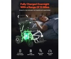 Vevor Elektrinis neįgaliųjų vežimėlis 136 kg talpa