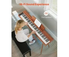 Vevor Elektrinis pianinas 88 klavišų, medinis korpusas