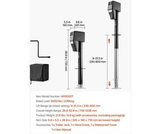 VEVOR Elektrinis priekabos keltuvas su LED apšvietimu