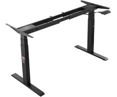 Vevor Elektrinis reguliuojamas stalo rėmas 65-129 cm H juodas