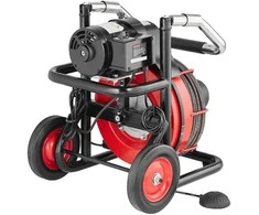 Vevor Elektrinis vamzdžių valymo įrenginys 30m x 10mm auto tiektuvas