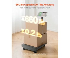 VEVOR Elektroninės platforminės svarstyklės 300 kg, tikslumas 50 g