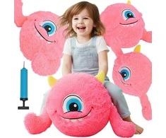 XQMAX emoji kamuolys su rankenomis 40 cm