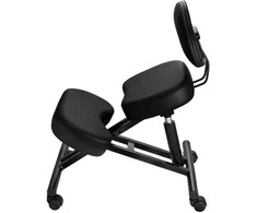 Ergonominė kėdė su atlošu ir ratukais
